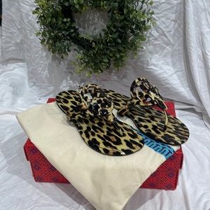 Tory Burch Miller Leopard NWOT. Size 9.5